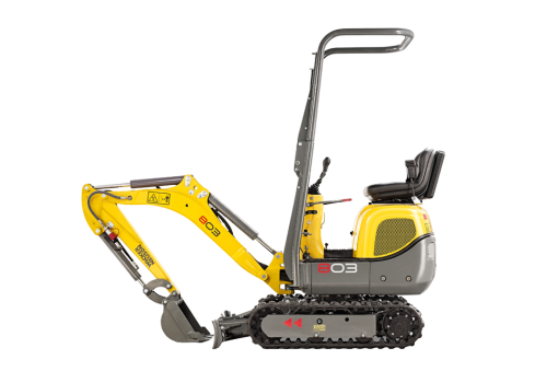 Wacker Neuson 803 Excavators with 0-50 HP Range & Has Excavators Type